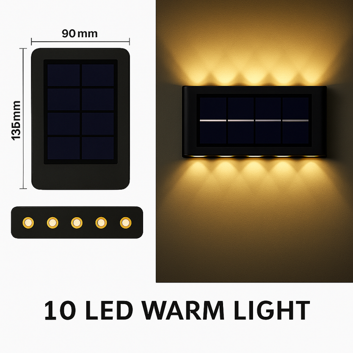 Solar LED Outdoor Wall Light
