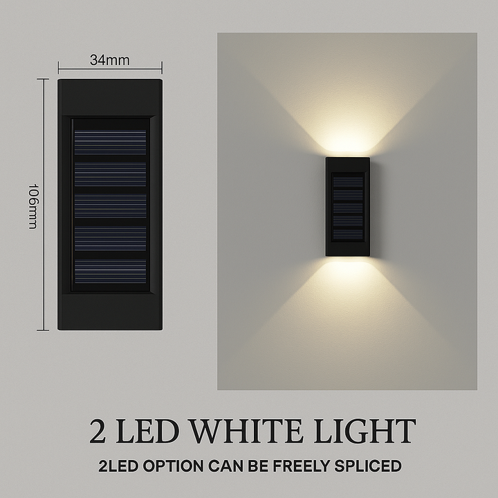 Solar LED Outdoor Wall Light