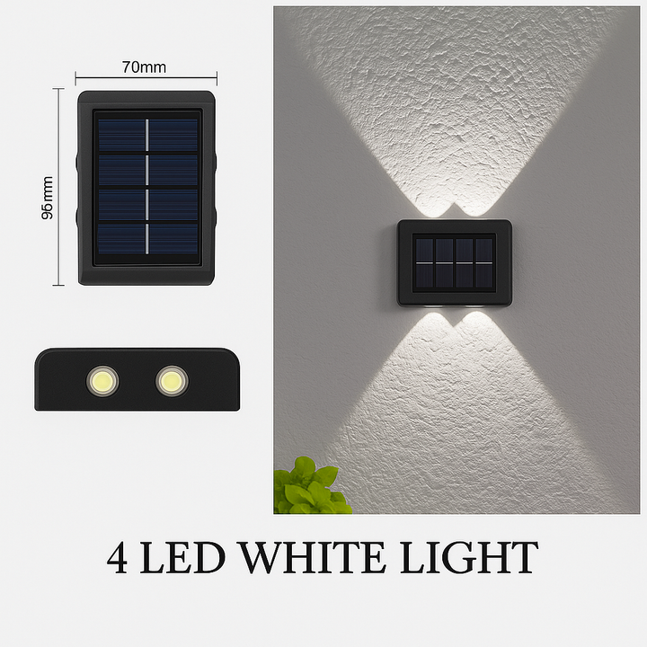 Solar LED Outdoor Wall Light