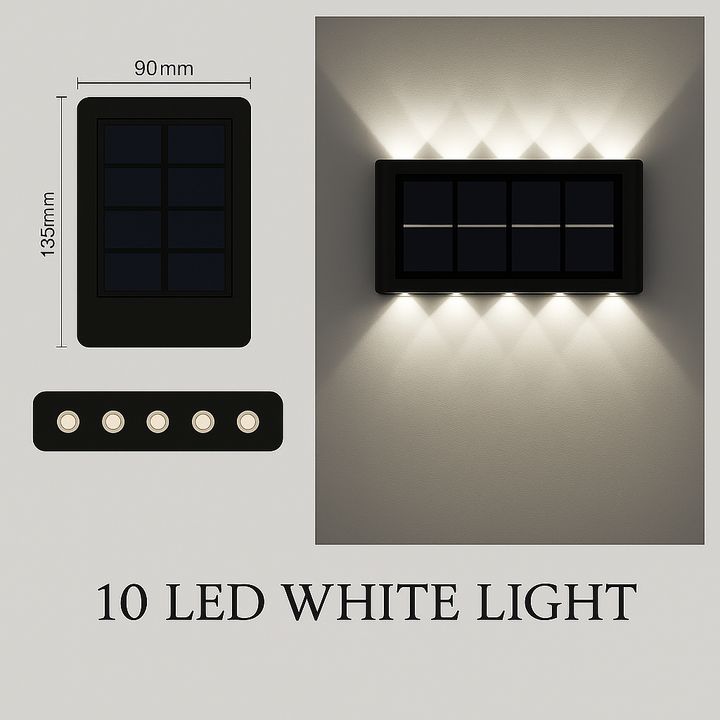 Solar LED Outdoor Wall Light