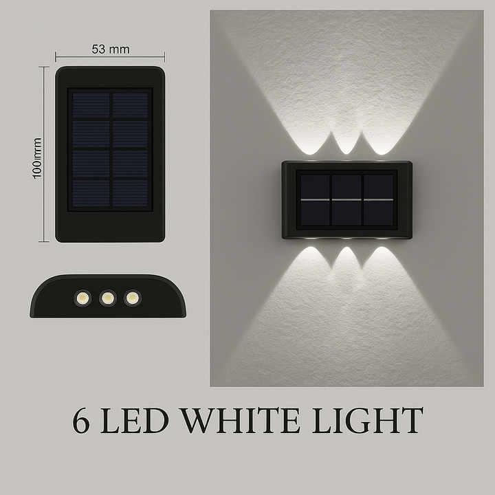 Solar LED Outdoor Wall Light