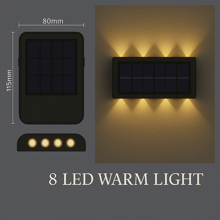 Solar LED Outdoor Wall Light