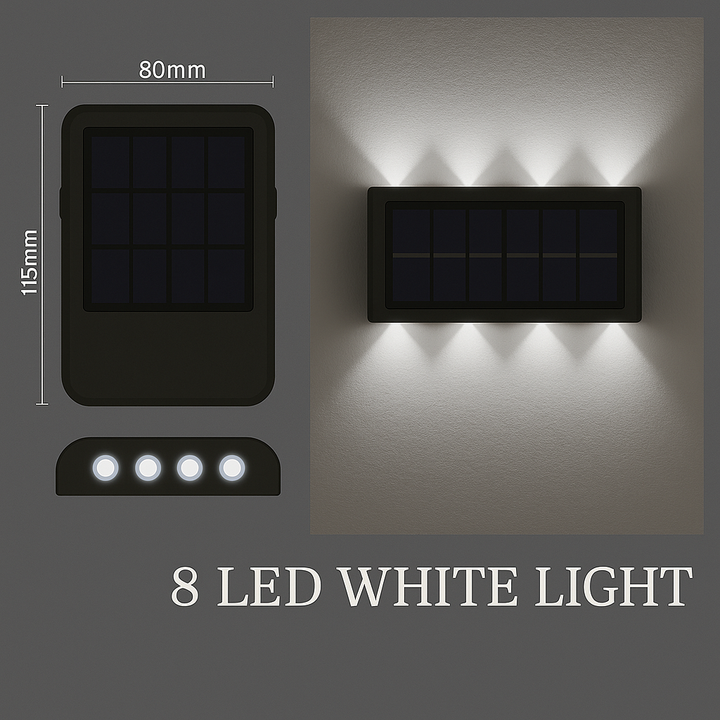 Solar LED Outdoor Wall Light