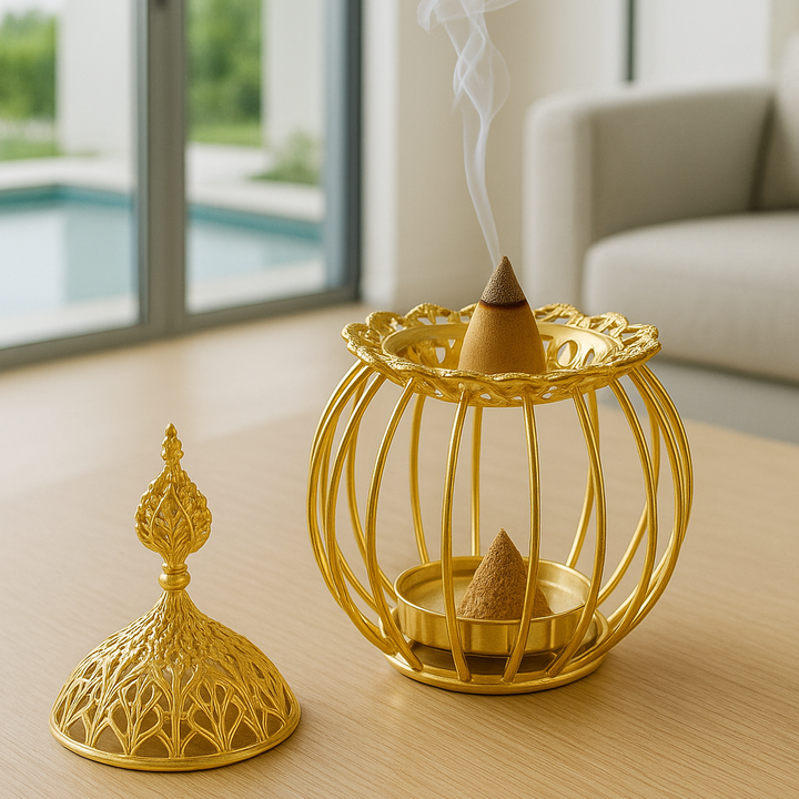 Gold Incense Burner