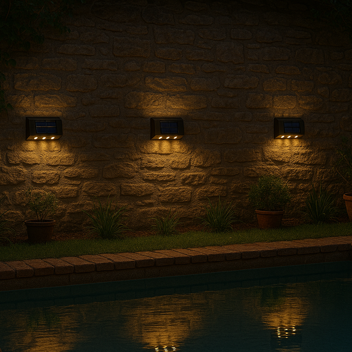 Solar LED Outdoor Wall Light